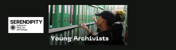 Young archivist opportunity with serendipity banner image